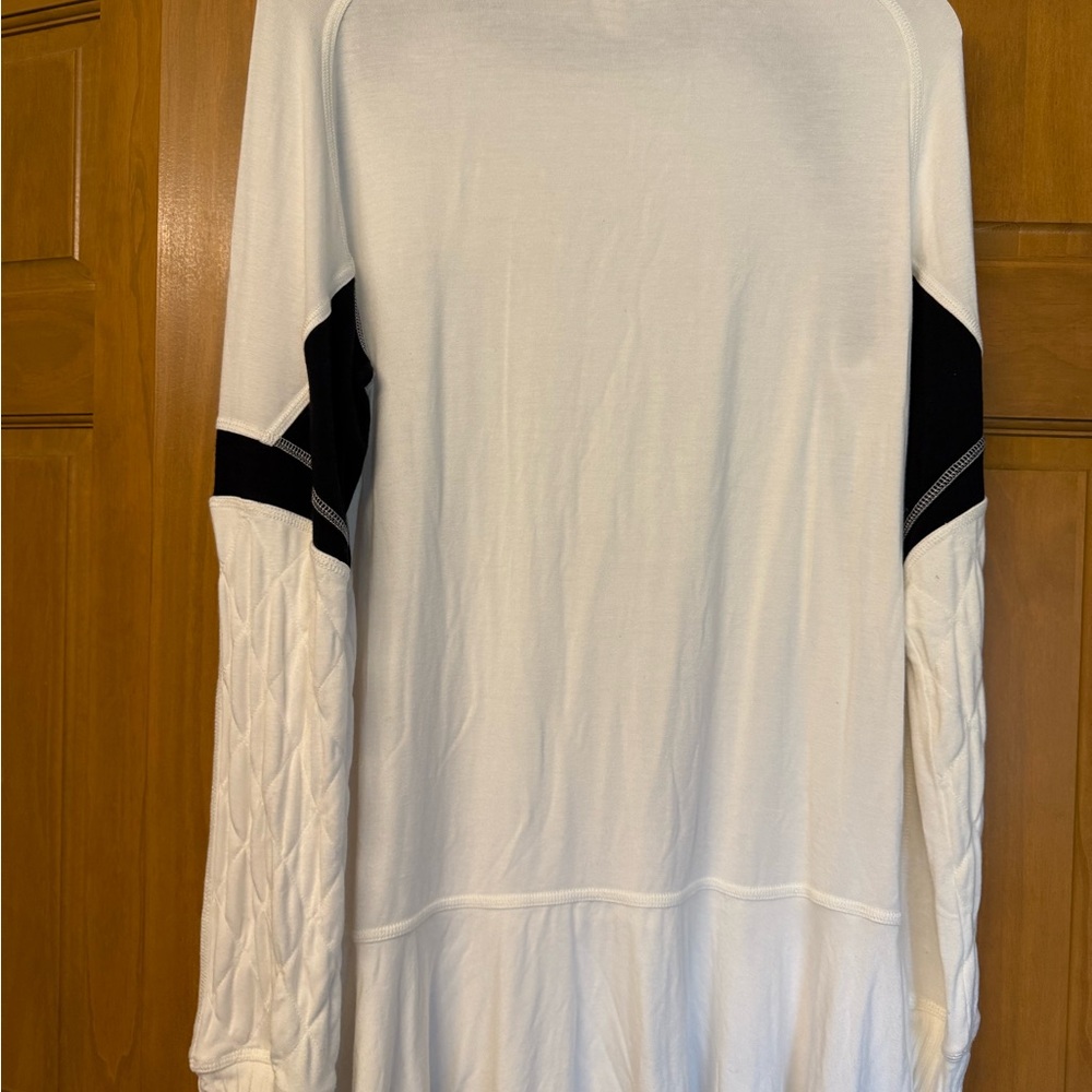 FP Movement At Bat Layer by Free People Black and White Top - Picture 2 of 7